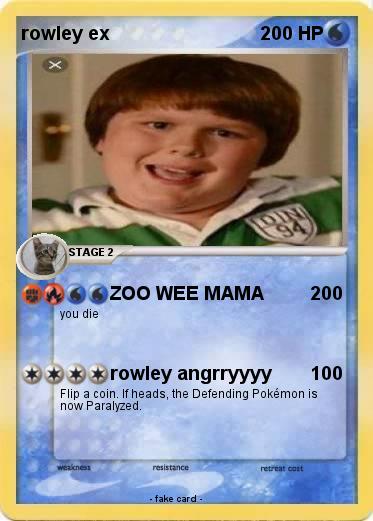 Pokemon rowley ex
