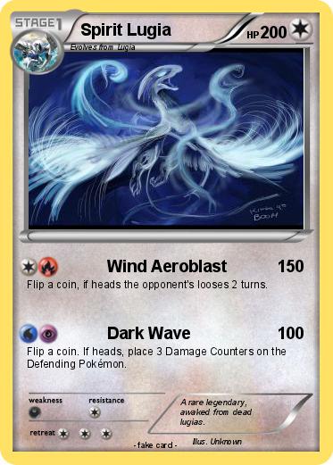 Pokemon Spirit Lugia
