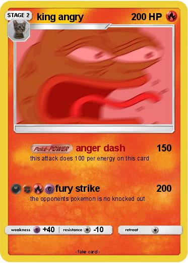 Pokemon king angry