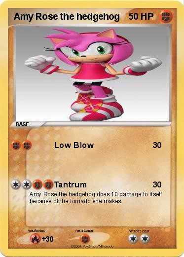 Pokemon Amy Rose the hedgehog
