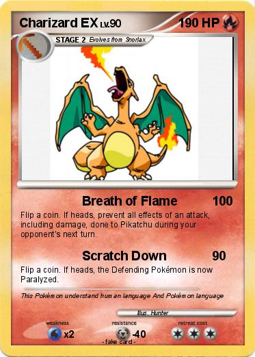 Pokemon Charizard EX