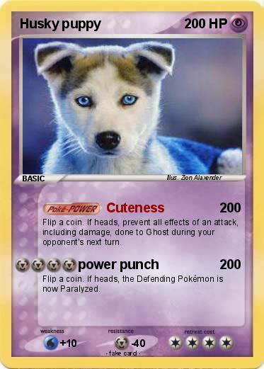 Pokemon Husky puppy