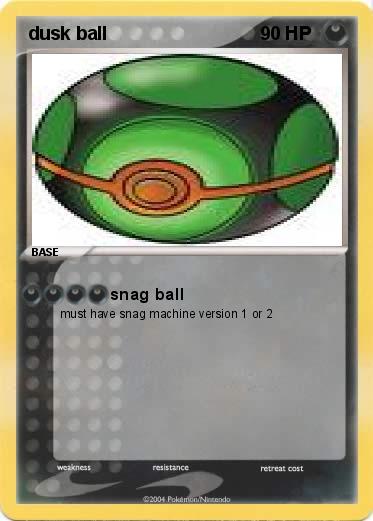 Pokemon dusk ball 