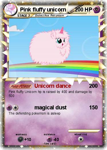 Pokemon Pink fluffy unicorn