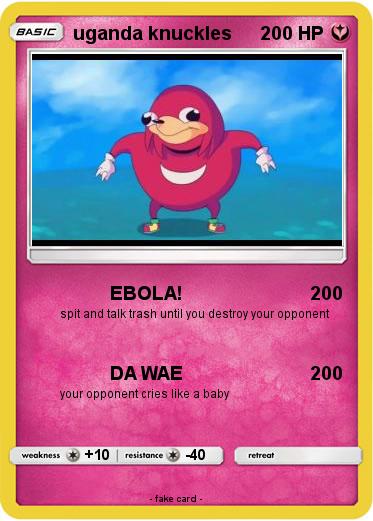 Pokemon uganda knuckles