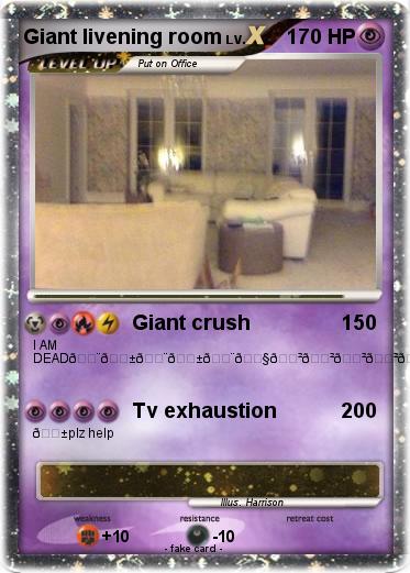 Pokemon Giant livening room