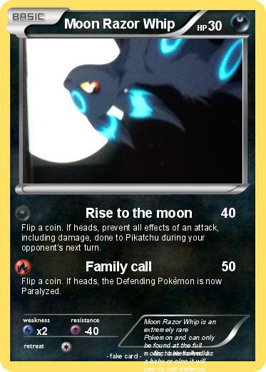 Pokemon Moon Razor Whip