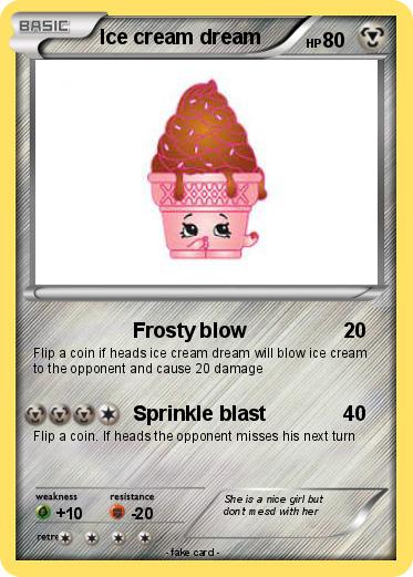 Pokemon Ice cream dream