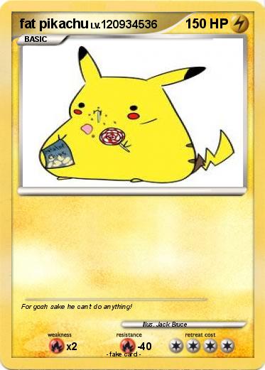 Pokemon fat pikachu