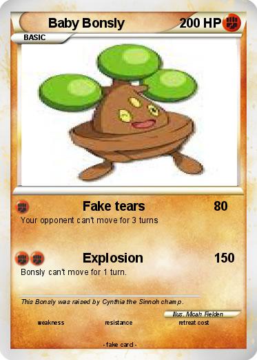 Pokemon Baby Bonsly