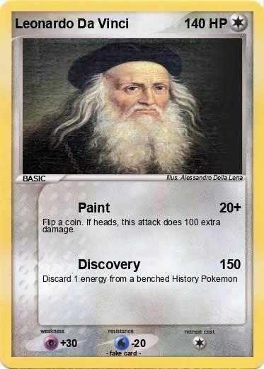 Pokemon Leonardo Da Vinci