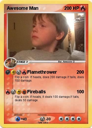 Pokemon Awesome Man