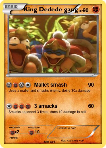 Pokemon King Dedede gang