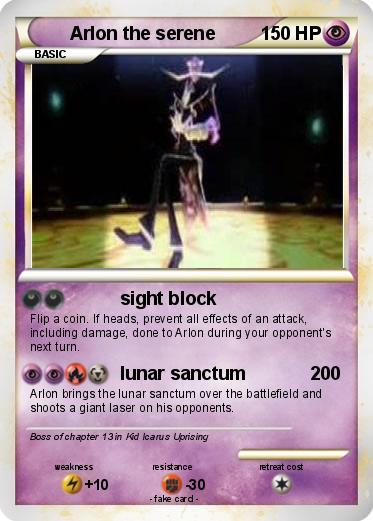 Pokemon Arlon the serene