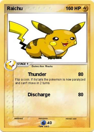 Pokemon Raichu