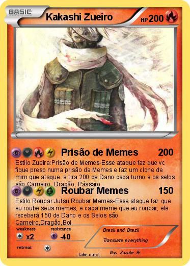 Pokemon Kakashi Zueiro