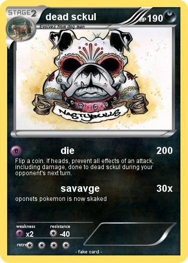 Pokemon dead sckul