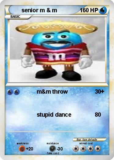 Pokemon senior m & m