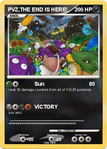 Pokemon PVZ,THE END IS HERE!