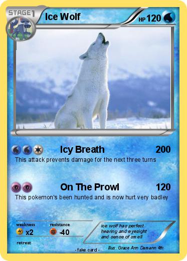 Pokemon Ice Wolf
