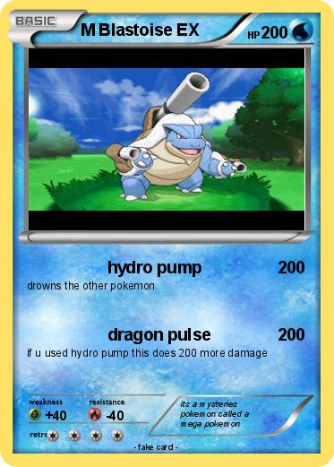 Pokemon M Blastoise EX