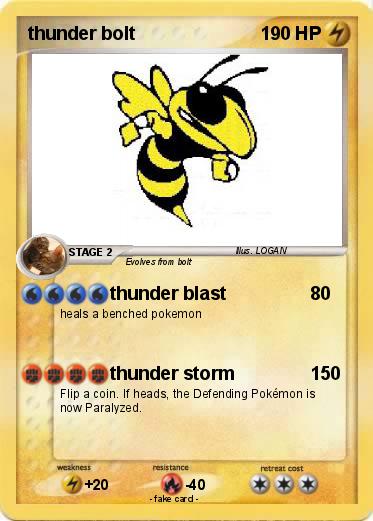 Pokemon thunder bolt