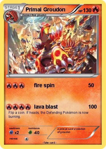 Pokemon Primal Groudon