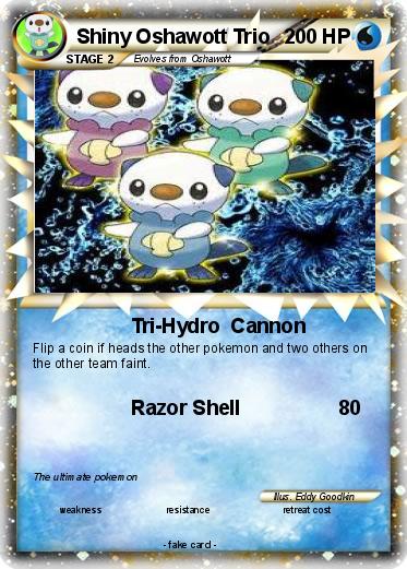 Pokemon Shiny Oshawott Trio