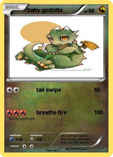 Pokemon baby godzilla