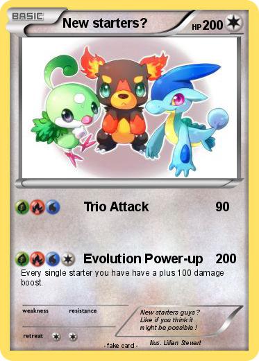 Pokemon New starters?