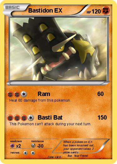 Pokemon Bastidon EX