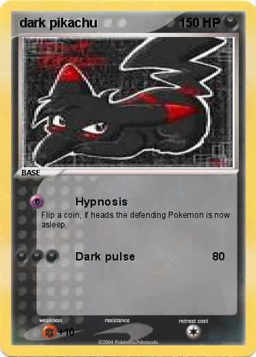 Pokemon dark pikachu