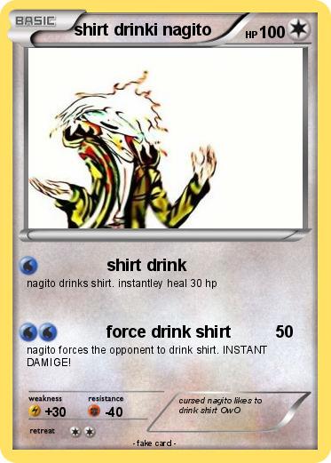 Pokemon shirt drinki nagito