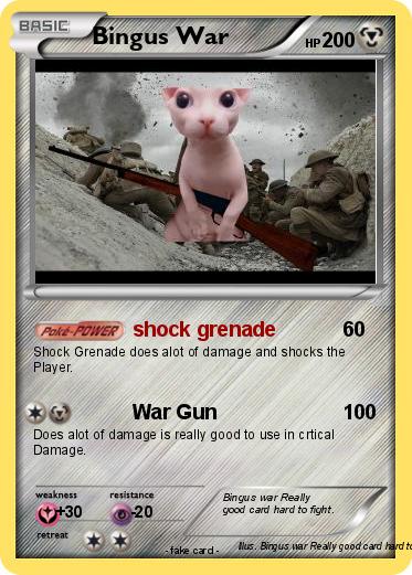 Pokemon Bingus War