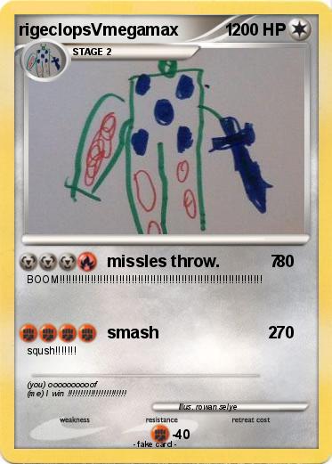 Pokemon rigeclopsVmegamax          1