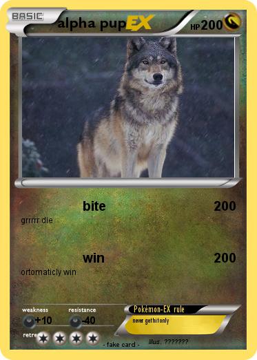 Pokemon alpha pup