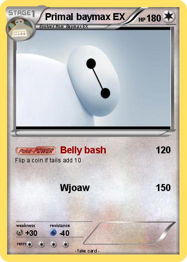 Pokemon Primal baymax EX