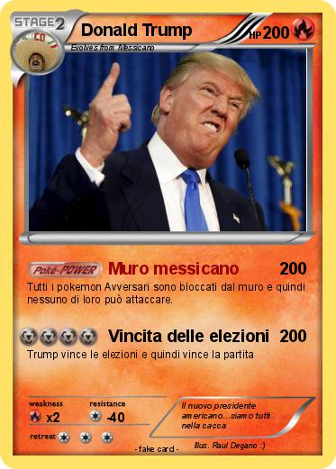 Pokémon Gumshoos Trump - Trump's Wall - My Pokemon Card - Foto 14
