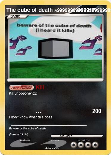 Pokemon The cube of death