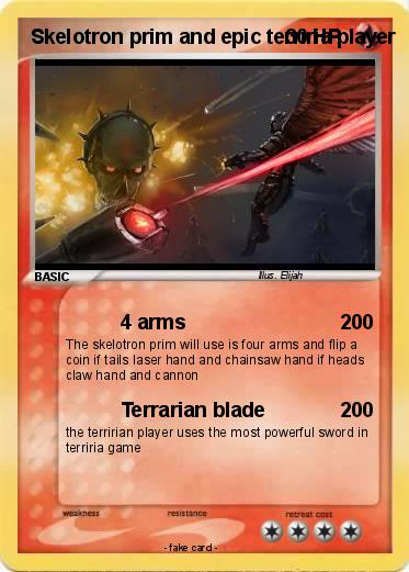 Pokemon Skelotron prim and epic terriria player