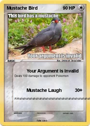 Pokemon Mustache Bird
