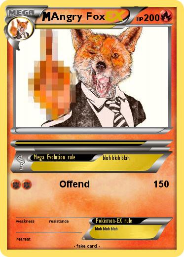 Pokemon Angry Fox