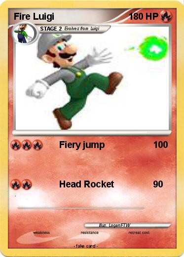 Pokemon Fire Luigi