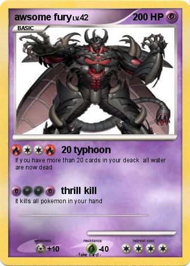 Pokemon awsome fury