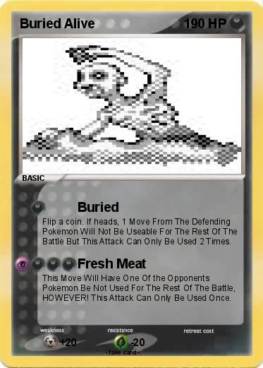 Pokemon Buried Alive