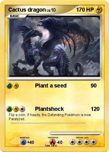 Pokemon Cactus dragon