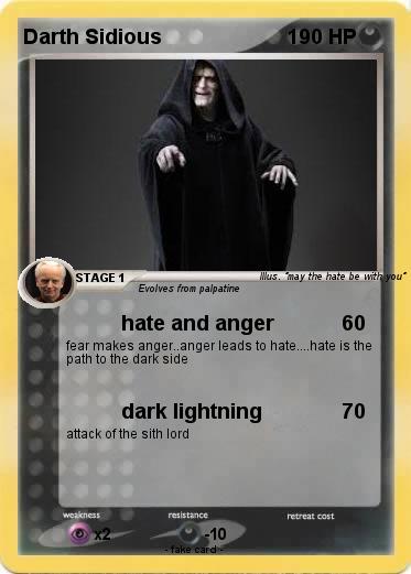 Pokemon Darth Sidious