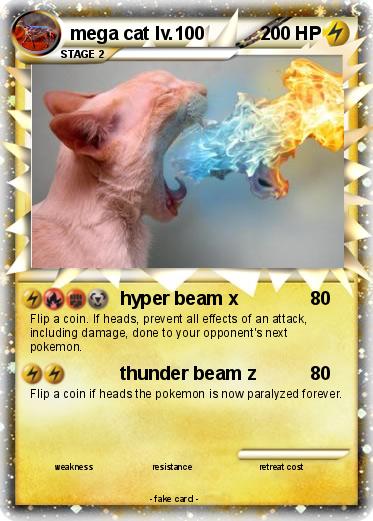 Pokemon mega cat lv.100