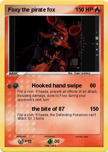 Pokemon Foxy the pirate fox