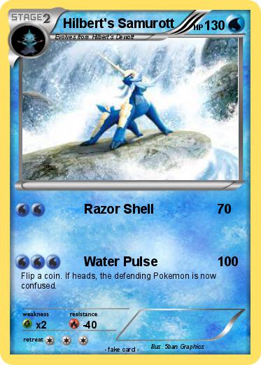 Pokemon Hilbert's Samurott